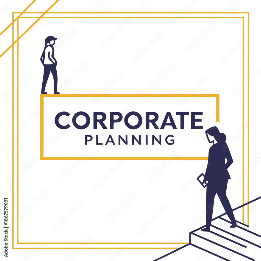 Fototapeta premium Corporate planning