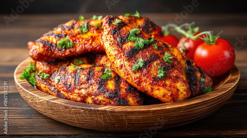 Cajun spiced grilled chicke...