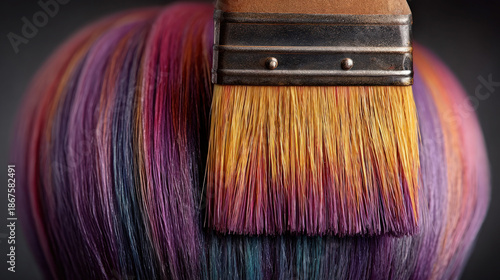 Colorist performing sombre ...