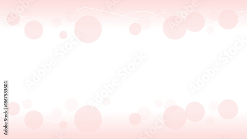 Soft pink background with white space and light pink bubbles floating gently across the surface with soft background and calming atmosphere and minimalist design