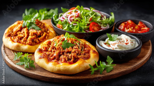 Sfiha open-faced meat pies ...