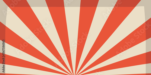 Vibrant Vintage Sunburst Pattern with Radiant Retro Light Rays