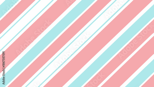 Soft pink and light blue diagonal stripes create a gentle and appealing background pattern with a hand-drawn aesthetic, perfect for various design projects.