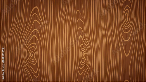Detailed Vertical Wood Grain Texture Illustration in Warm Brown Rustic Tones