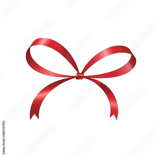 red gift bow ribbon