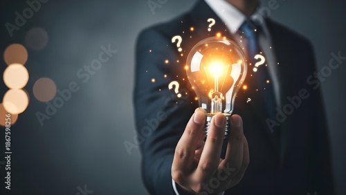 Creative Business Idea and Innovation Solution Concept