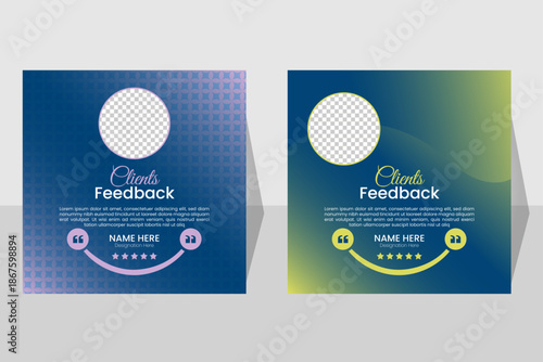 Client Feedback Template design for Business Growth
