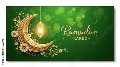 Ramadan kareem greeting card