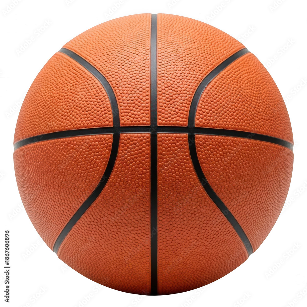Fototapeta premium Basketball isolated on transparent background