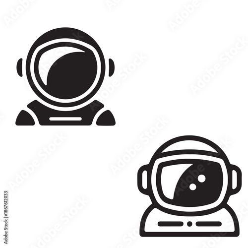Spaceman Vector Symbols for Space Exploration and Science Research.