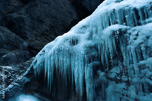 Eiszapfen in der Partnachklamm