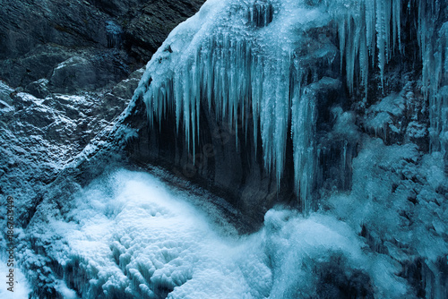 Eiszapfen in der Partnachklamm