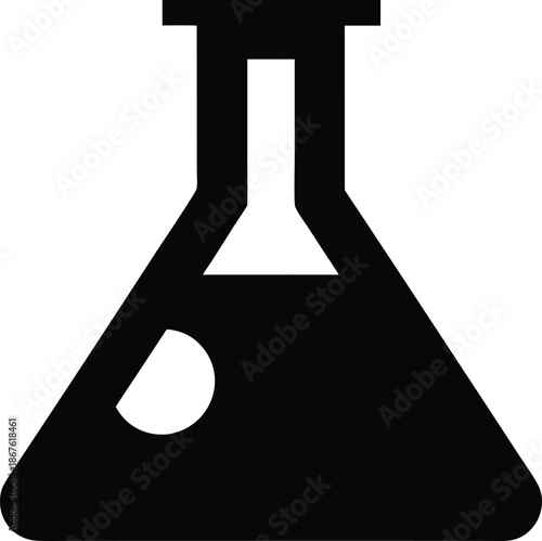 synthetic biology biocontainment lab silhouette vector on transparent background