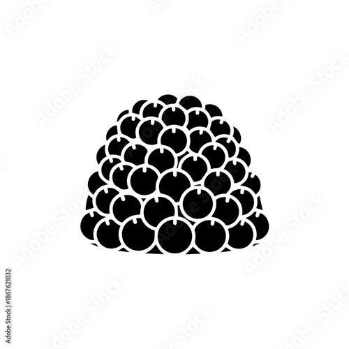 Patterned dome structure isolated on transparent background, Vector