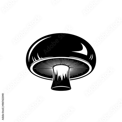 Modern black ceiling fan isolated on transparent background, Vector