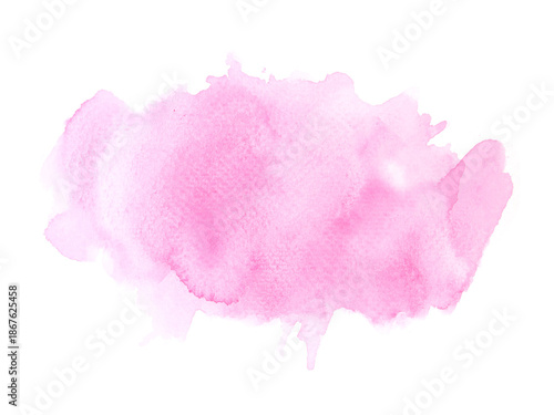 pink watercolor splashes