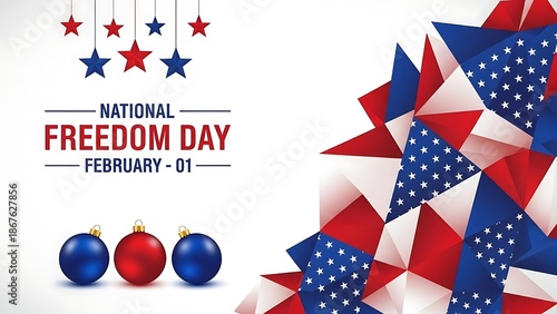 National freedom day celebration on february 1st usa
