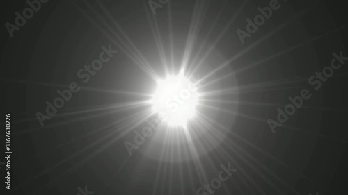 white optical flears light animation video 4k stock video 