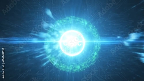 Wallpaper Mural CBDC globe, bank, global currencies, digital data flow Torontodigital.ca