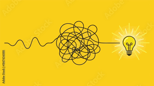 Problem Solving Idea Vector Illustration