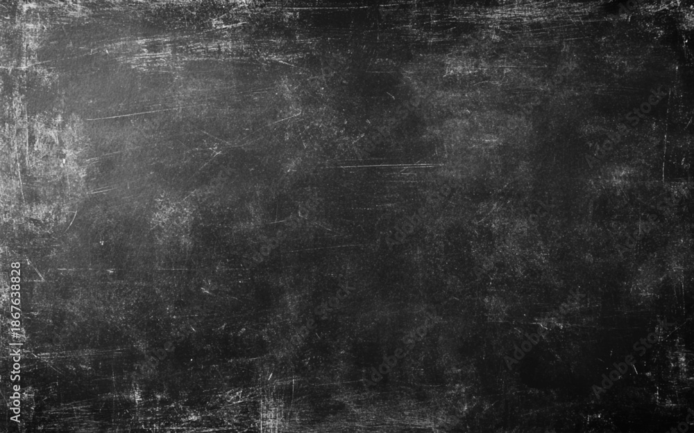 Fototapeta premium Dark Distressed Grunge Overlay Texture. Vintage Chalkboard Grunge Overlay