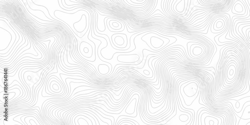 Abstract topography pattern seamless lines sea map modern design white background. Abstract digital topographic contour map concept space geometric strip grid line. Natural discovery of maps.