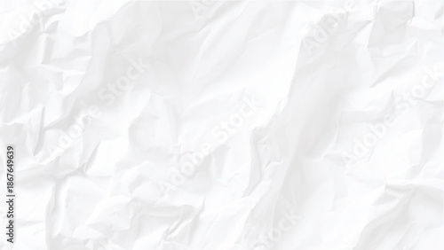 Crumpled white paper texture background with creases and folds  crumpled paper texture