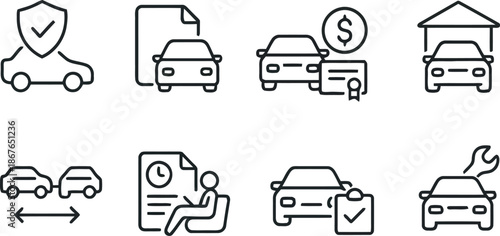 car, insurance, service, automobile, vehicle, protection, repair, maintenance, rental, document, contract, sales, finance, loan, safety, distance, garage, parking, inspection, checklist, agreement, sh