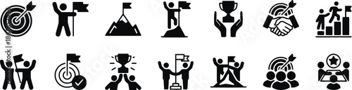 success, achievement, goal, target, business, growth, victory, trophy, mountain, climbing, leadership, motivation, winner, champion, milestone, progress, career, strategy, performance, accomplishment,