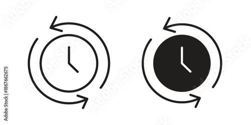 Agile icons for web and mobile UI design. Glyph vector with editable stroke