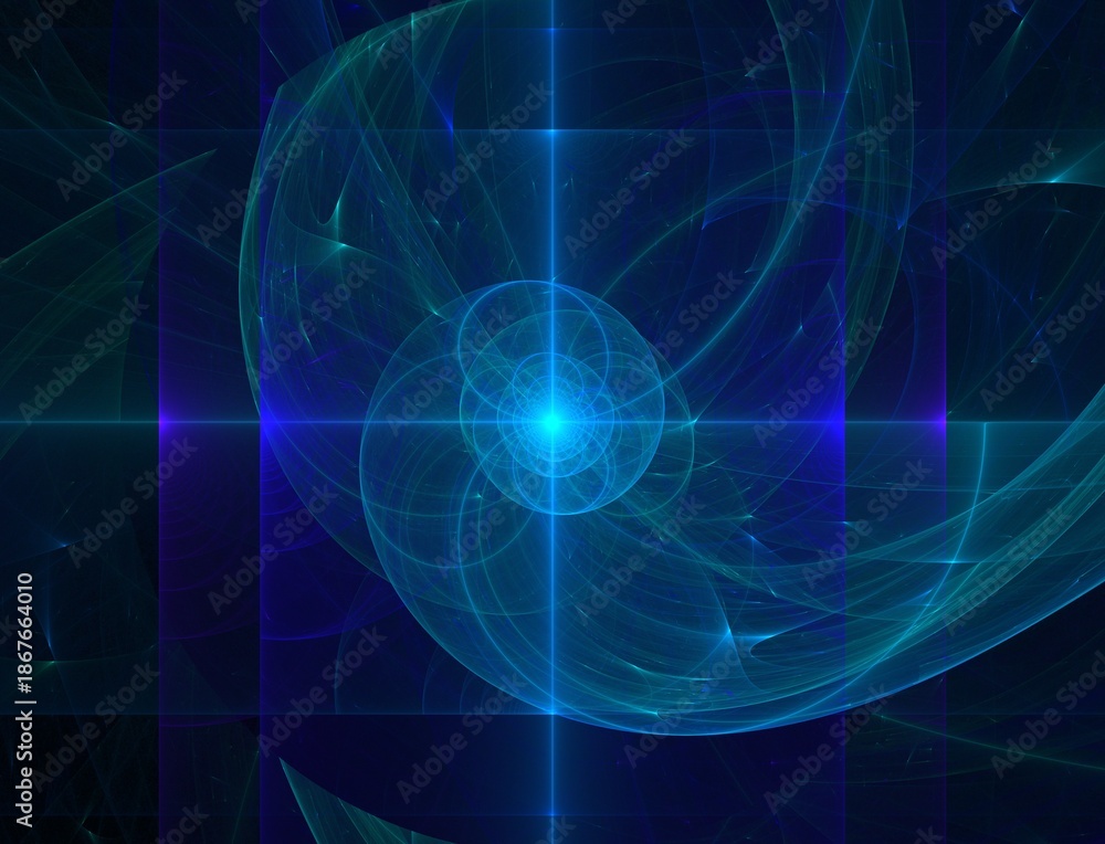 Fototapeta premium Imaginatory fractal abstract background Image