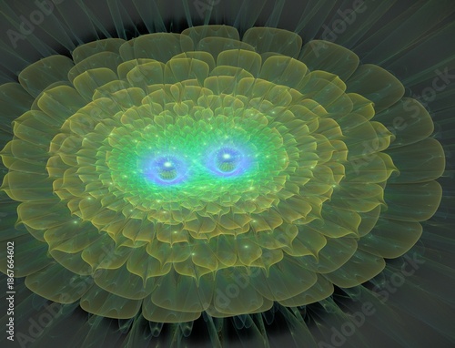 Imaginatory fractal abstract background Image