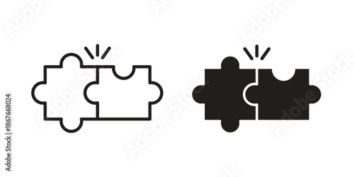 Compatibility icons for web and mobile UI design. Glyph vector with editable stroke