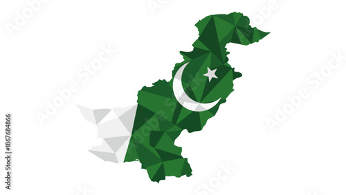 National Essence in Modern Design, national essence, modern design, patriotic design, cultural identity, national pride, country symbol, abstract nationalism, creative flag, png pakistani flag, 