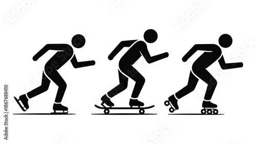 Two no honking signs one black and white and the other red and white with a crossed out horn symbol