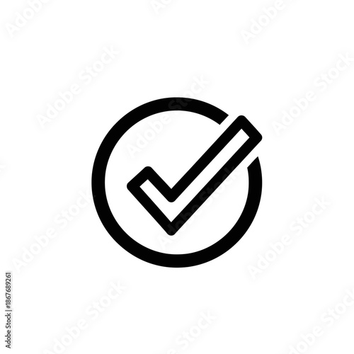 Certified Checkmark Icon Symbolizing Verification and Approval for Digital and Print Content