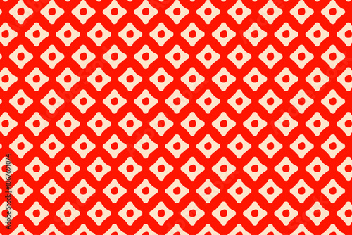 鹿の子模様の背景素材。伝統的な和柄テクスチャ。