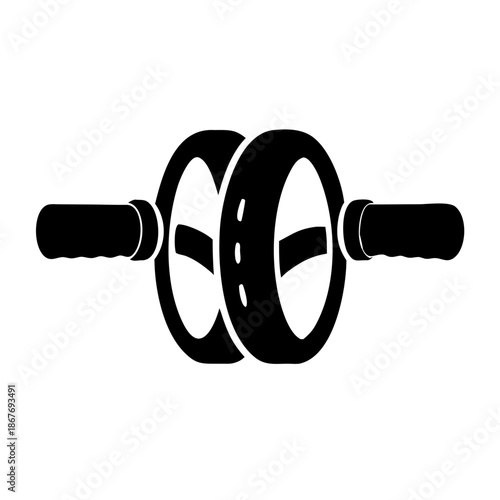 Ab roller wheel for core strength training and effective home fitness workouts