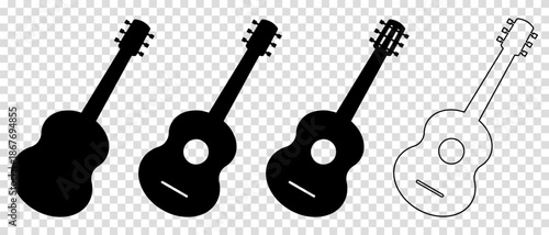 Set of guitar icons