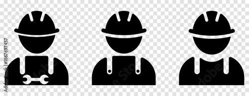 Construction worker person profile avatar