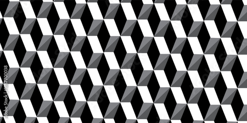 Vector seamless decorative geometric shapes pattern background