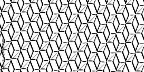 Vector seamless decorative geometric shapes pattern background