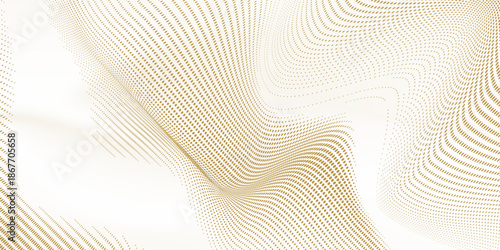 Close-up texture of natural gold silk. Light Golden fabric smooth texture surface background art