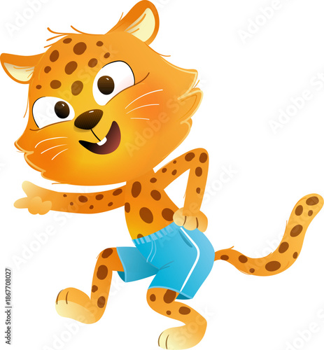 Funny little boy performing a handstand with cheerful face expression. Happy child character standing on hands and laughing. Vector hand drawn illustration clipart for kids and children.