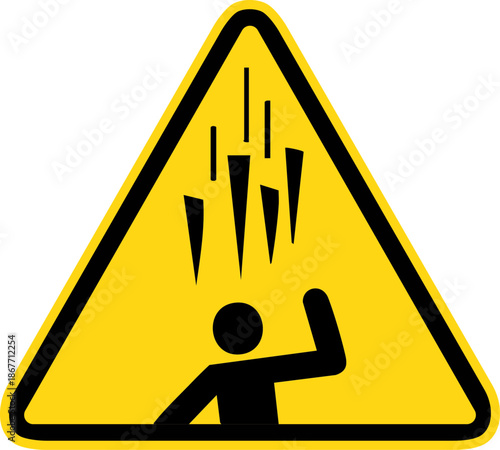 Danger chute de glace