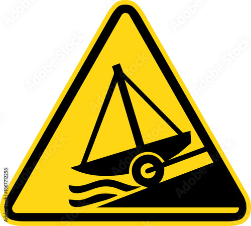 danger cale de mise à l'eau