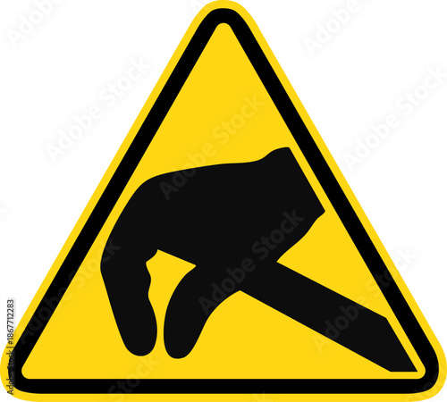 Danger électrostatique