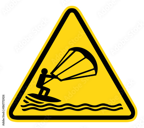 DANGER zone de kitesurf