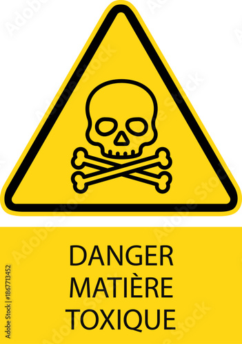 Danger matière toxique