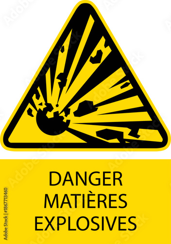DANGER  MATières explosives